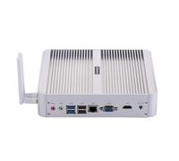HUNSN Fanless Mini PC, Desktop Computer, HTPC, Kodi Box, Windows 11 or Linux Ubuntu, Core I5 1335U, BM07, VGA, HDMI, 2 x USB3.0, 6 x USB2.0, LAN, 16G RAM, 512G SSD