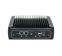 HUNSN Fanless Mini PC, Industrial Computer, Windows 11 or Linux Ubuntu, TPM2.0, Core I3 10110U, BX01, 2 x COM, SIM Slot, HDMI, DP, 2 x LAN, Vesa Mount, WOL, PXE, Watchdog, 32G RAM, 512G SSD