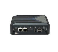 HUNSN Fanless Mini PC, Industrial Computer, Windows 11 or Linux Ubuntu, TPM2.0, J6412, BX09, 2 x LAN, 2 x HDMI, COM, SIM Slot, 8 x USB, WOL, PXE, Watchdog, Vesa Mount, 8G RAM, 128G SSD, 1TB HDD
