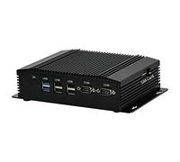 HUNSN Industrial Computer, Fanless Mini PC, Embedded IPC, J1900 N3510 N3520, Windows 11 or Linux Ubuntu, BM18, Watchdog, GPIO, WOL, VGA, HDMI, 2 x LAN, 2 x RS232 422 485, 8G RAM, 512G SSD
