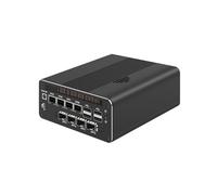 HUNSN Micro Firewall Appliance 10GbE, Mini PC, Mikrotik, OPNsense, VPN, Router PC, Ultra 5 Processor 125H, RJ69, 4 x 2.5GbE LAN, 4 x SFP+ X710, Type-C, 48G RAM, 1TB SSD