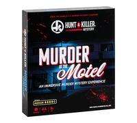 Hunt A Killer Mystery MURDER Age 14+ AT THE MOTEL An Immersive Murder Mystery Game Use the realistic evidence and documents to catch the killer. 1 to 5 players age 14+, Black