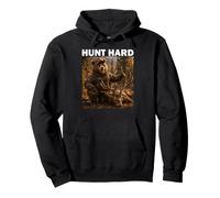 Hunt Hard Bear Hunter Hunting Life Deer Duck Hunting Shirt Pullover Hoodie