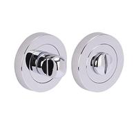 Hunta HANDLEZONE® Bathroom Toilet Door Thumbturn and Release Set - Polished Chrome