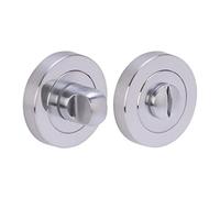 Hunta HANDLEZONE® Bathroom Toilet Door Thumbturn and Release Set - Satin Chrome