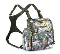 HUNTARMOR Binocular Harness Chest Pack, Hunting Bino Harness with Rangefinder Pouch & Binoculars, Binocular Pack for Hunting