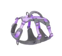 Huntboo Escape Proof Dog Harness Medium, Anti-Pull Dog Harness with Handle, Breathable, Adjustable, Reflective Dog Harnesses, Lightweight Dog Harness for Small Large Dogs Outdoor (Lavender Purple,XS)