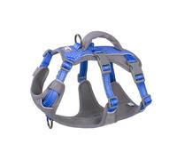 Huntboo Escape Proof Dog Harness Medium, Anti-Pull Dog Harness with Handle, Breathable, Adjustable, Reflective Dog Harnesses, Lightweight Dog Harness for Small and Large Dogs Outdoor (Sea Blue,L)