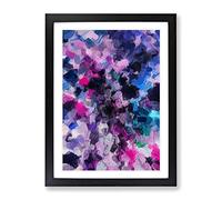 Hunted By My Dreams Abstract Framed Print for Living Room Bedroom Home Office Décor, Wall Art Picture Ready to Hang, Black A2 Frame (62 x 45 cm)