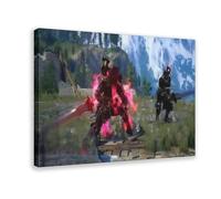 Hunted The Demon's Forge Canvas Poster Wall Art Decor Print Picture Paintings for Living Room Bedroom Decoration 16x24inch(40x60cm)