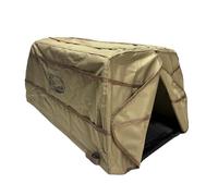 HuntEmUp Champion Field and Marsh Dog Blind - Lightweight, Durable, and Portable Hunting Blind for Dogs - Dog Hide with Stubble Straps
