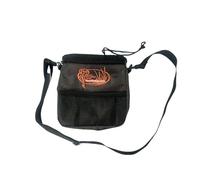 HuntEmUp Dog Treat Pouch for Training - Hands-Free Design - Dispenser - Gray/Black (Large) - Pets Training Treat Pouches for Dog Walks - Pet Bags Pouch - Built in Poop Bag Holder