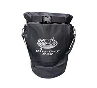 HuntEmUp Ulti-Dry Large Dry Bag - 40lb - Waterproof Airtight Roll-Top Kibble Storage Bag with Adjustable Strap & See-Through Window For Field Use, Travel, Hiking, & Camping, Boating, Vacationer