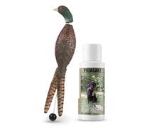 HuntEmUp Ultimate Pheasant Hunting Training Scent - Pheasant Dog Training Scent with Realistic Pheasant Dummy Included for Effective Bird Dog Training