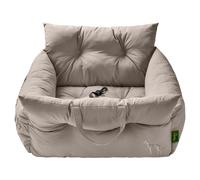 Hunter 2-In-1 Car Seat & Travel Bed Seoul Greige, 50X50X30 Cm, For Small Dogs