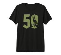 Hunter 50th Birthday Hunt Anniversary Deer Hunting Premium T-Shirt