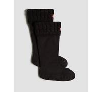 Hunter 6 Stitch Cable Tall Boot Sock - Black