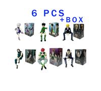 (HUNTER(6PCS BOX)) Hunter x Hunter Anime Figure Phantom Troupe Hisoka Action Figure Noodle Stopper Room Decoration Noodle