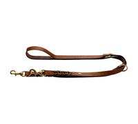 Hunter Adjustable Leash Solid Education Duo 200Cm Cognac/Olive Dogs