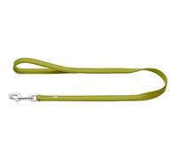 HUNTER Amalfi Dog Lead Green Vegan Faux Leather Nappa Look with Hand Strap Soft Easy Care Brilliant Colour Made in Germany Size: 15/110