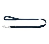 HUNTER Amalfi Dog Lead Navy Blue Vegan Faux Leather Nappa Look with Hand Strap Soft Easy Care Brilliant Colour Made in Germany Size: 20/100