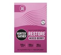 Hunter and Gather Restore Hydration Electrolytes Mixed Berry 30 x 5.9g per pack