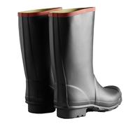 Hunter Argyll Short Knee Wellington Black Recycled Polyester Lining, Field Cal