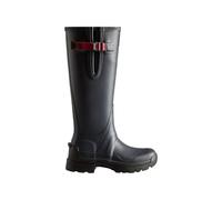(Blue, 7 (Adults')) Hunter Balmoral Adjustable Rubber Women's Navy/Peppercorn Wellington Boots