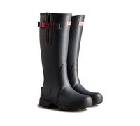 Hunter Balmoral Adjustable Rubber Women's Navy/Peppercorn Wellington Boots UK 5