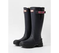 Hunter Balmoral Side Adjustable 3mm Neo Lined Tech Sole Womens Tall Boot - Navy/Peppercorn - Navy/Peppercorn - UK6 EU39 US8
