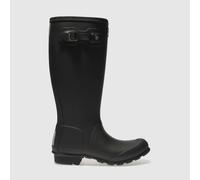 Hunter Childrens Unisex Original Big Kids Black Wellington Boots Rubber - Size UK 3