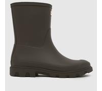 HUNTER BOOTS Downpour Short Boots in Dark Brown UK 10 (EU 44)