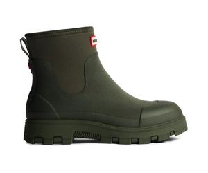 Hunter Boots - Elements Neoprene Chelsea Boot - Wellington boots size 10, olive