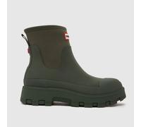 HUNTER BOOTS Elements Neoprene Chelsea Boots in Khaki UK 8 (EU 42)