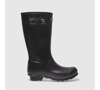 Hunter Kids Matt Black Original Wellington Boots UK 1/EU 33/US 2