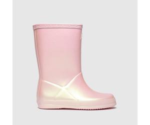 HUNTER BOOTS Pale Pink First Nebula Girls Toddler Wellies UK 8 (EU 25)