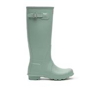 Hunter Boots Womens Green Tall Matt Wellies Natural