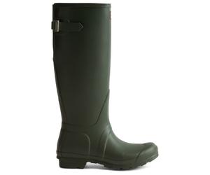Hunter Boots - Women's Original Tall Back Adjustable Boot - Wellington boots size 42, olive