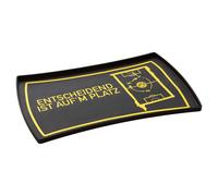 Hunter Bowl Mat BVB Black/Yellow 48x30 Cm For Dogs Cats Animals