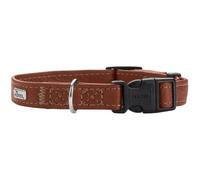 HUNTER Canadian UP Dog Collar, Colour: Cognac, Small Dogs, Puppies, Soft, Supple, Leather, Gentle on Fur, Sustainable, Made in Germany, Size: XXS-XS