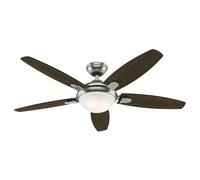 Ceiling Fan Contempo Nickel with Lights & Remote