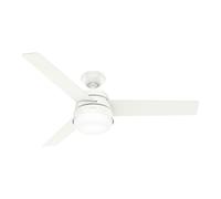 Ceiling fan Finley L White with Lights & Remote