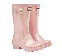 (3 UK, Bella) Hunter Childrens/Kids Original Pearlised Wellington Boots
