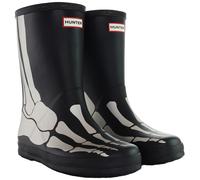Hunter Childrens Unisex First Reflective Kids Black Wellington Boots - Size UK 4 Infant