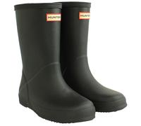 Hunter Childrens Unisex Original First Kids Black Wellingron Boots Rubber - Size UK 4 Infant
