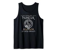 Hunter Clan Proud Heritage Scottish Last Name Vintage Tank Top