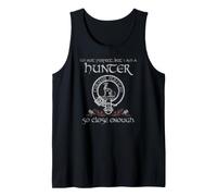 Hunter Clan Proud Heritage Scottish Last Name Vintage Tank Top