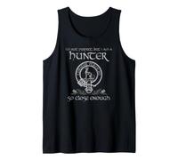 Hunter Clan Proud Heritage Scottish Last Name Vintage Tank Top