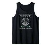 Hunter Clan Proud Heritage Scottish Last Name Vintage Tank Top
