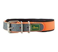Hunter - Halsband Convenience Comfort - Dog collar size 45 x 2 cm - für Halsumfang 32-40 cm, orange